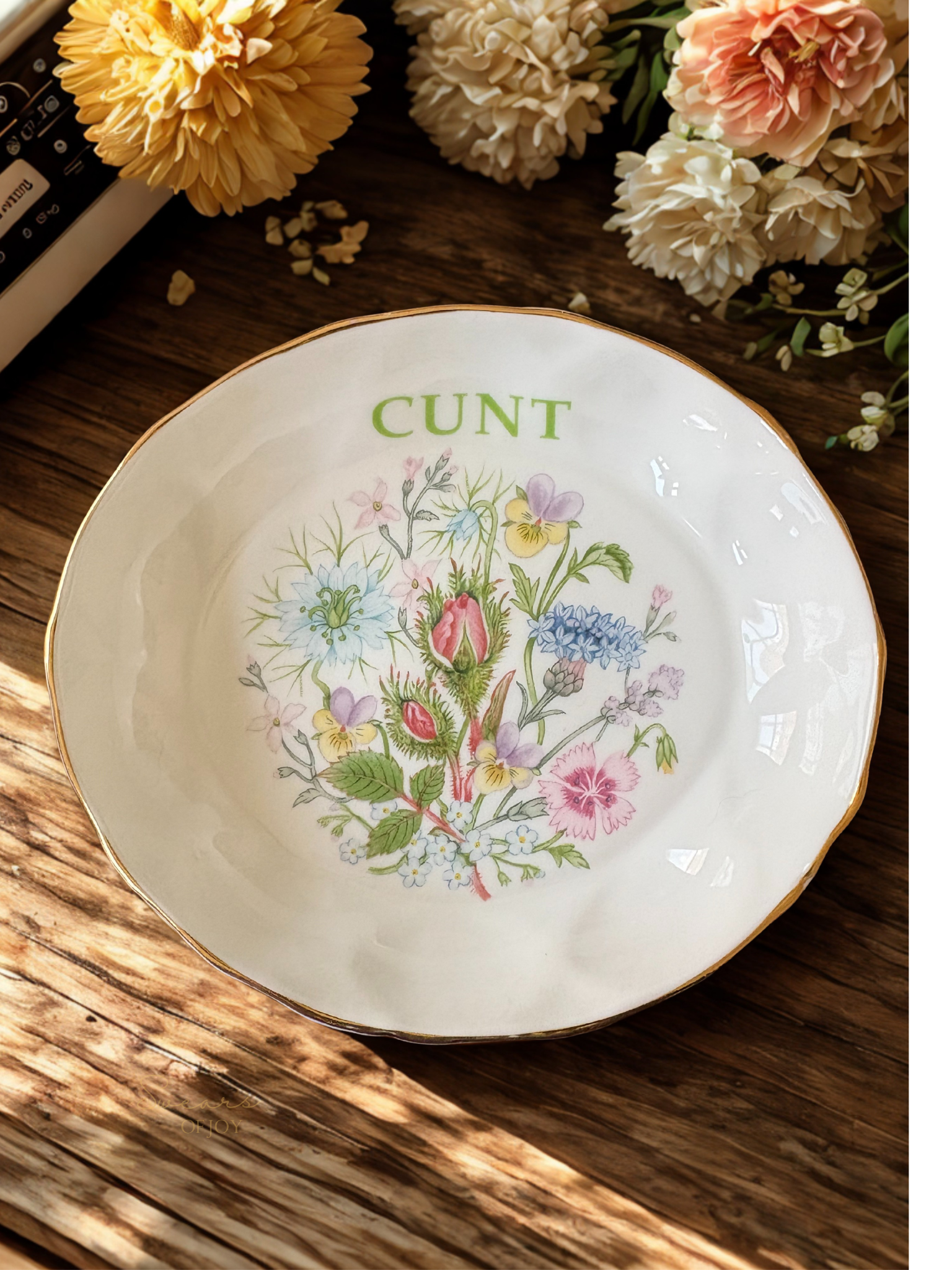 Cunt - Vintage Trinket Plate