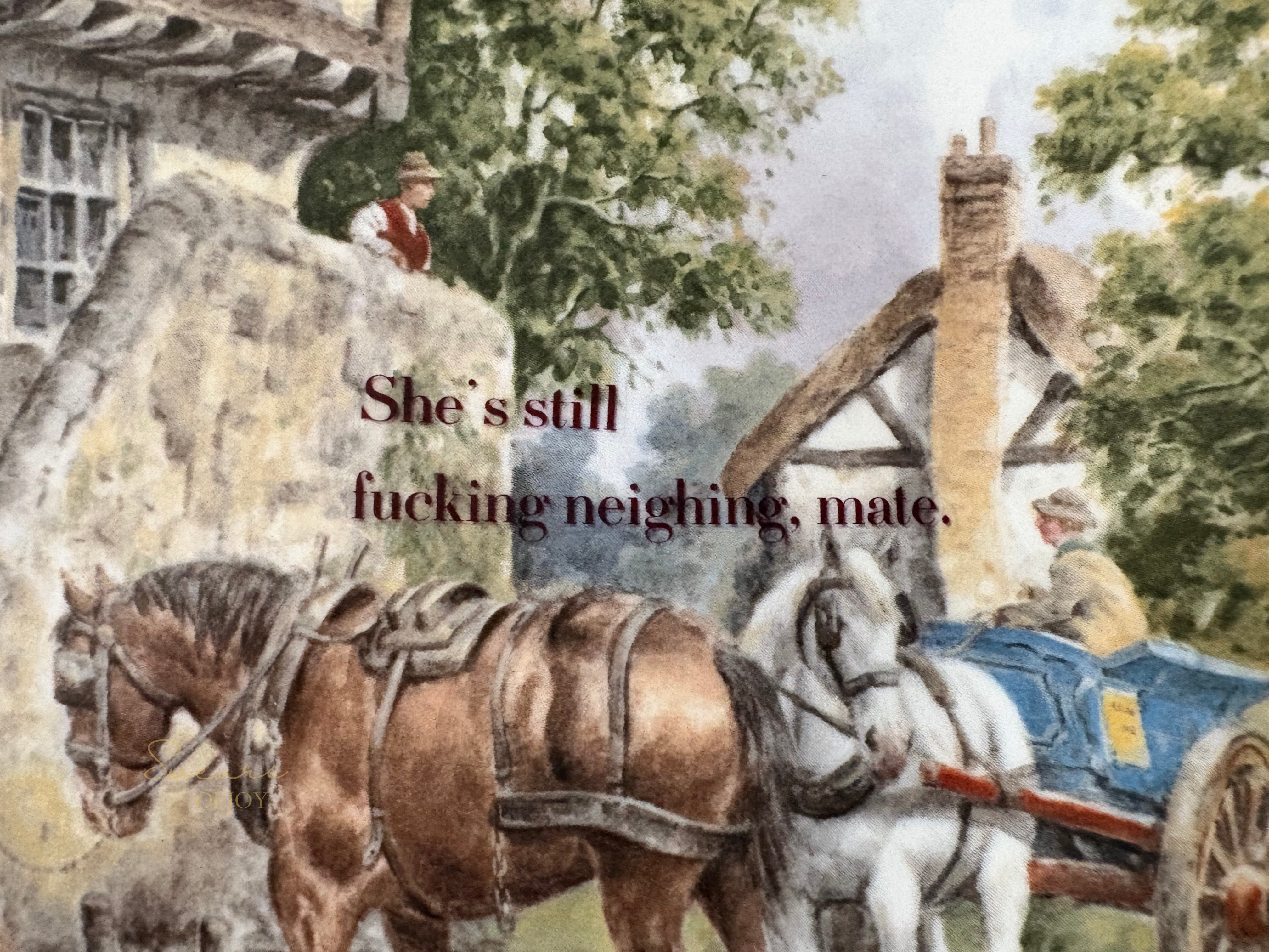 She's still - Vintage Picture Plate