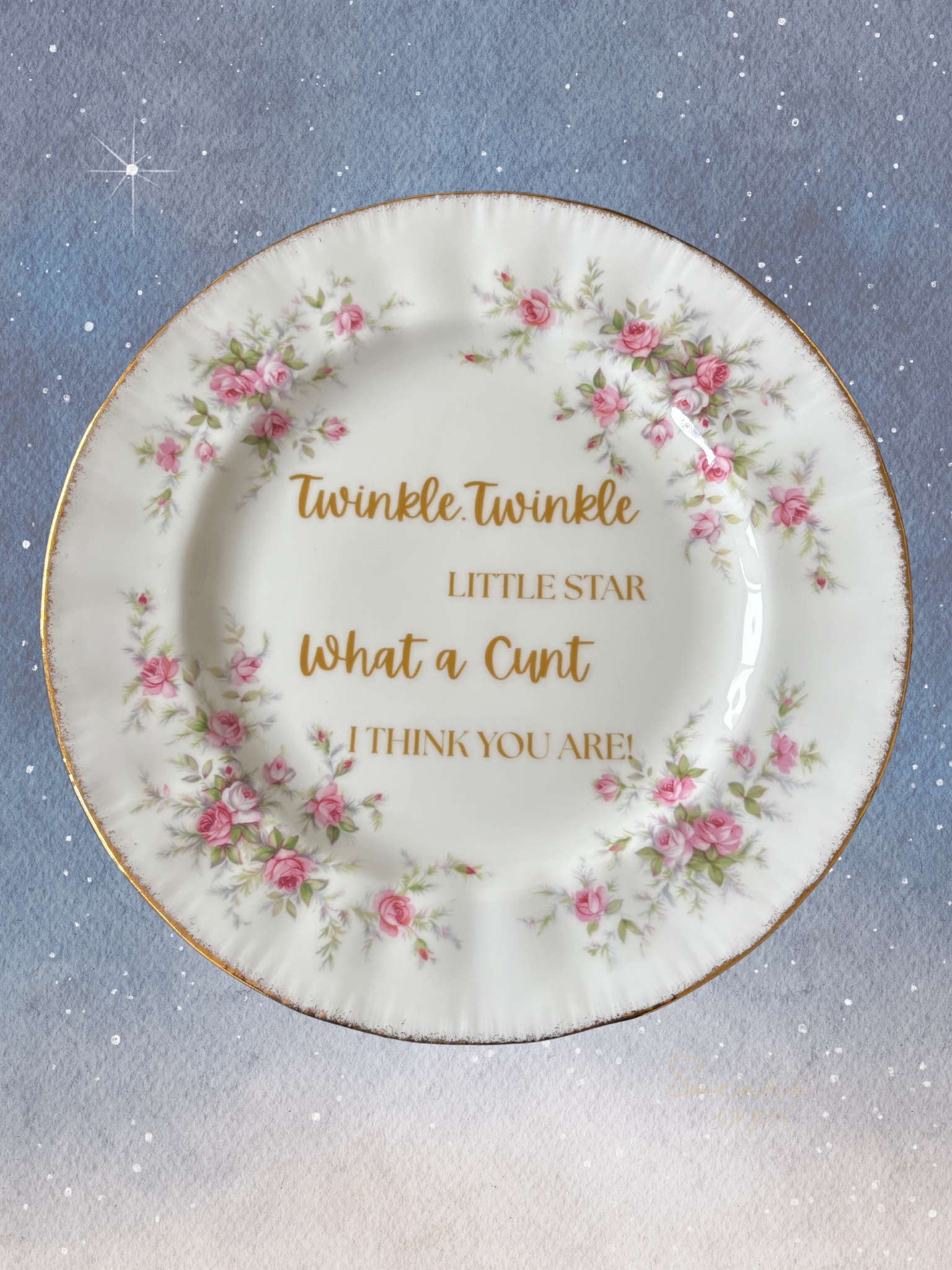 Twinkle Twinkle, Little Star - Vintage China Plate