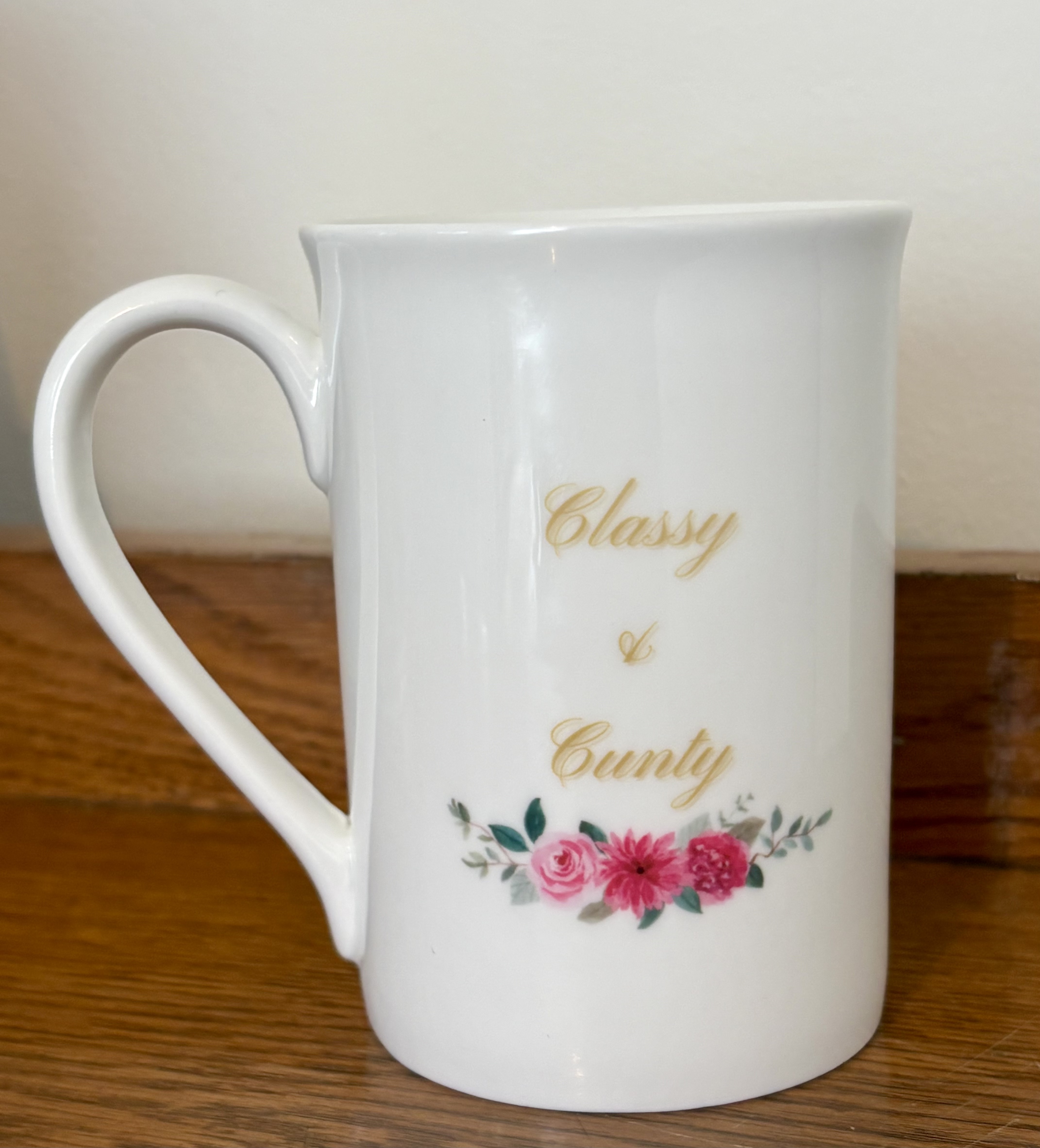 Classy & Cunty - Sweary Bone China Mug