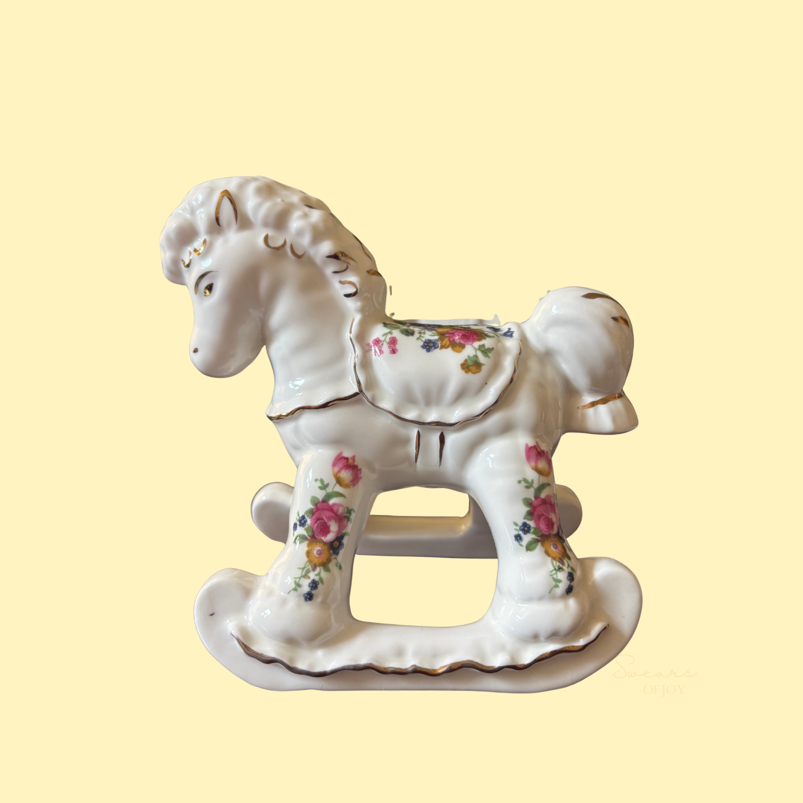 I'm Rarer Than Shit - Vintage China Rocking Horse