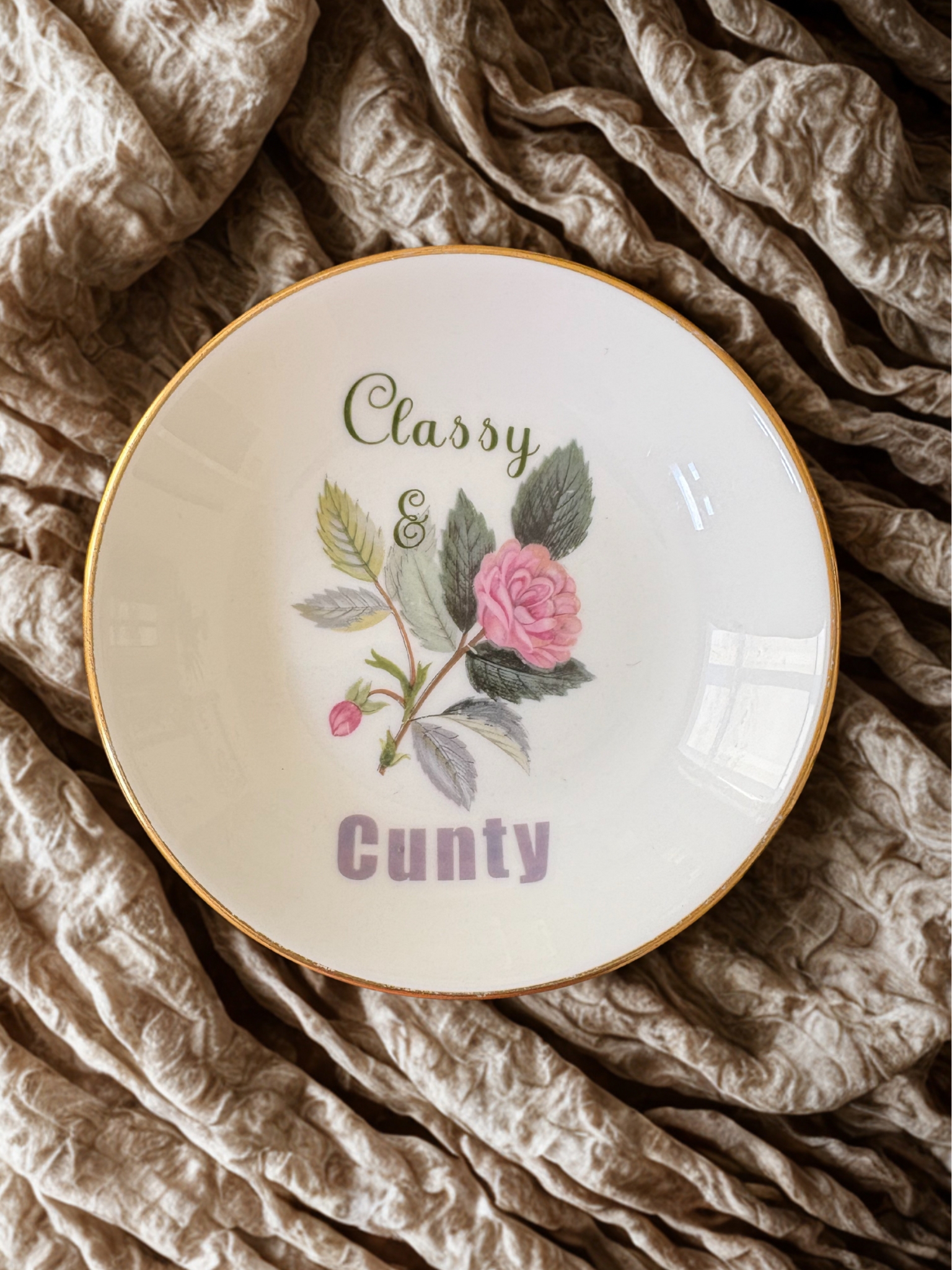 Classy - Vintage Trinket Plate