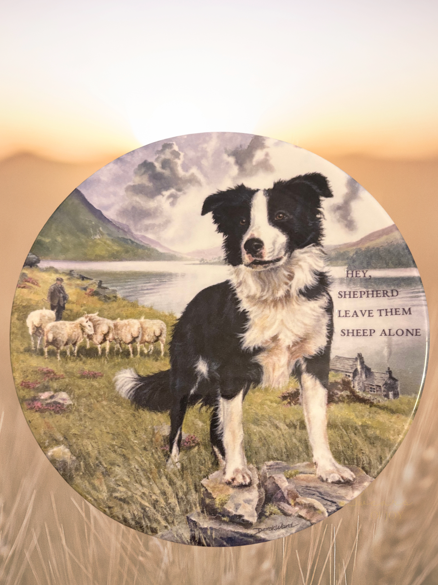 Hey, shepherd leave them sheep alone - Picture Plate