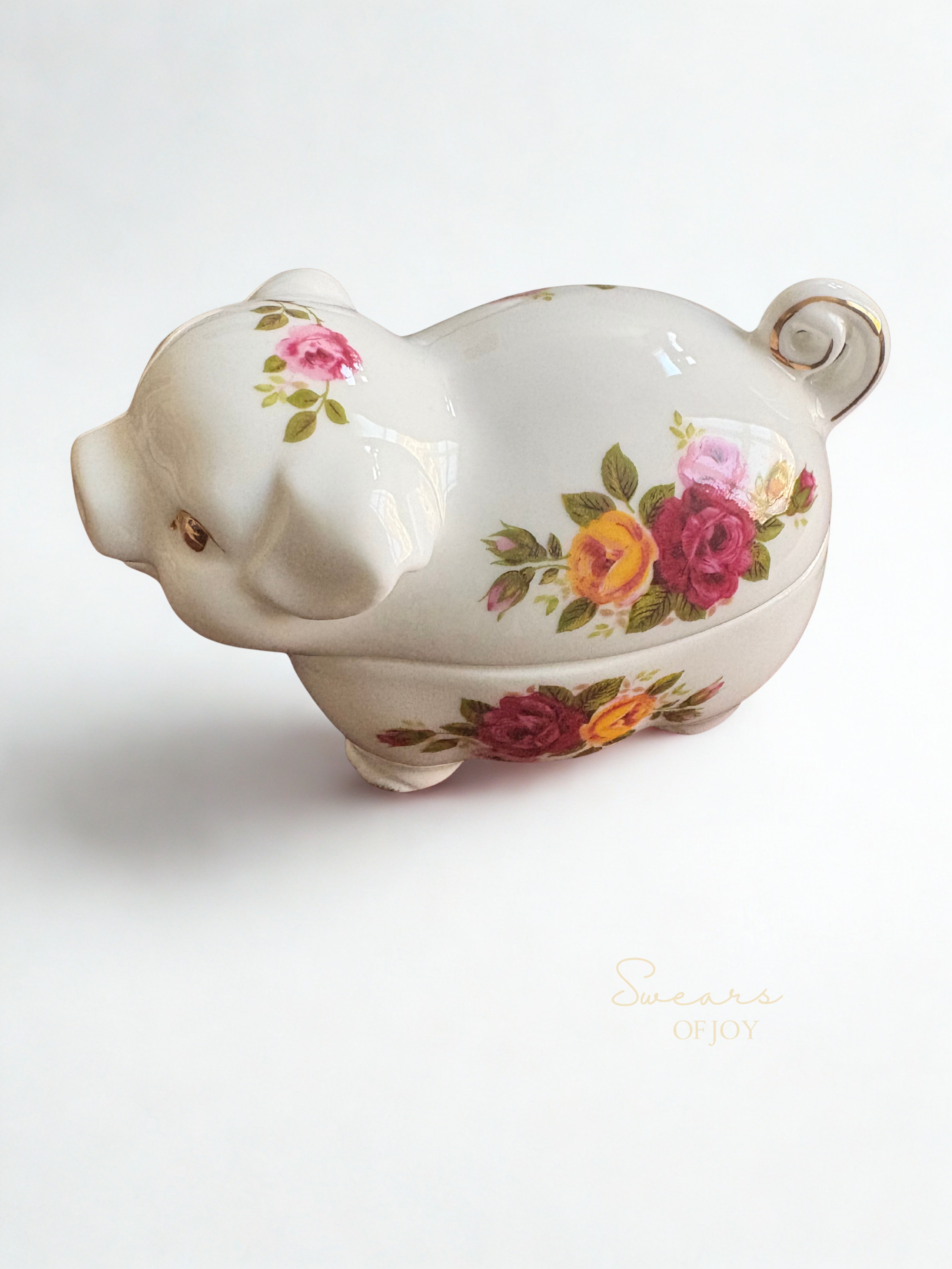 Nosey Cunt - Vintage Trinket Pot