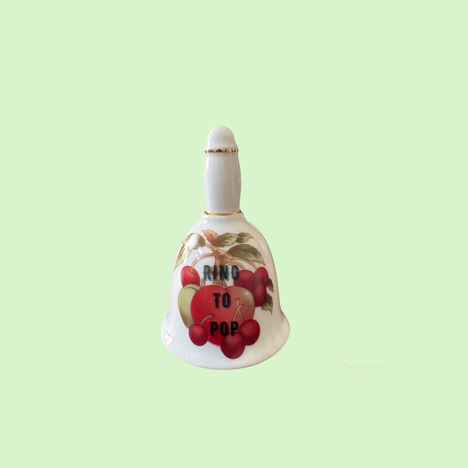 Ring To Pop - Vintage China Bell