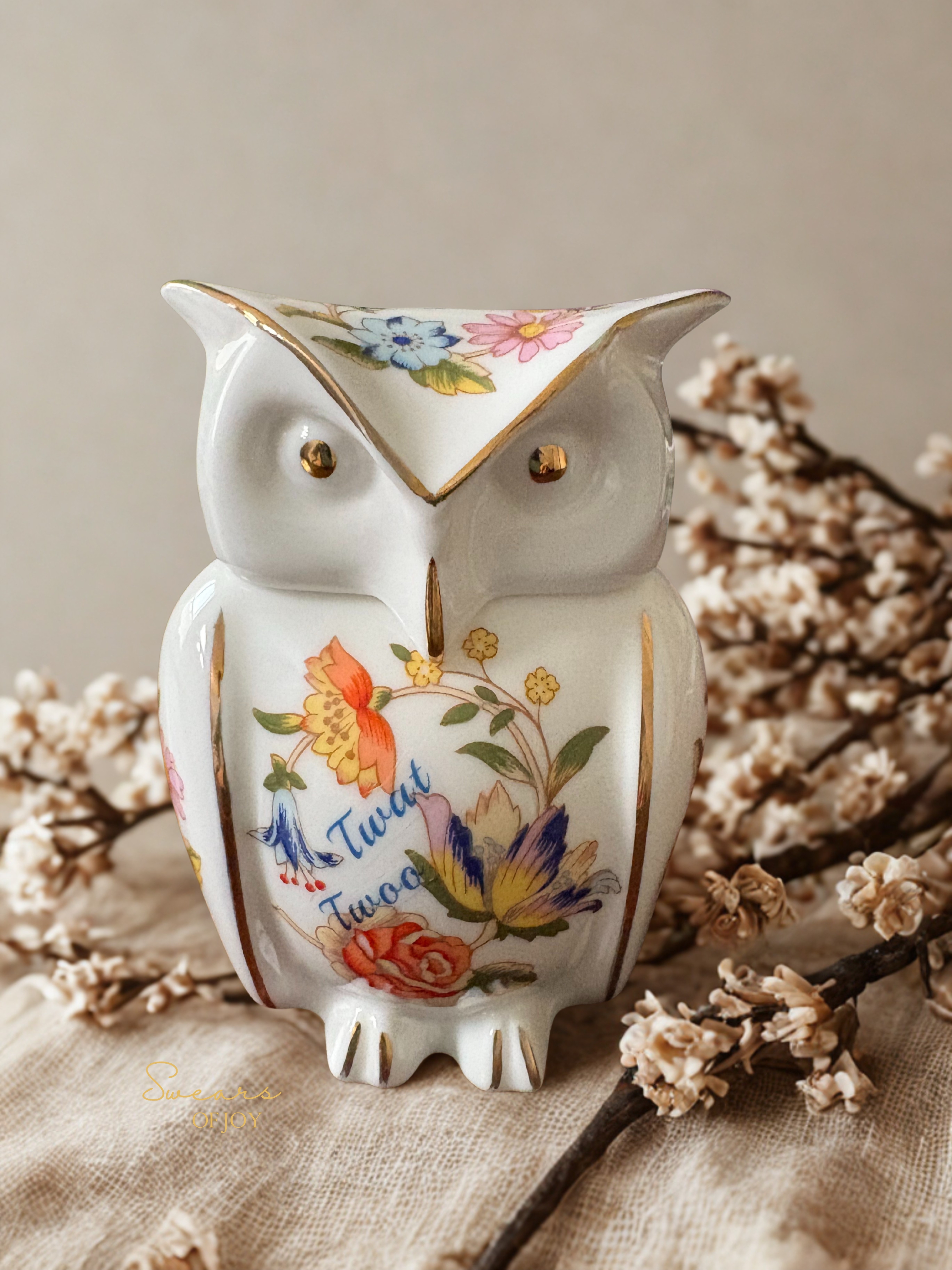 Twat Twoo - Vintage Trinket Jar