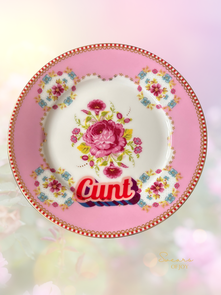 Cunt - Vintage Picture Plate