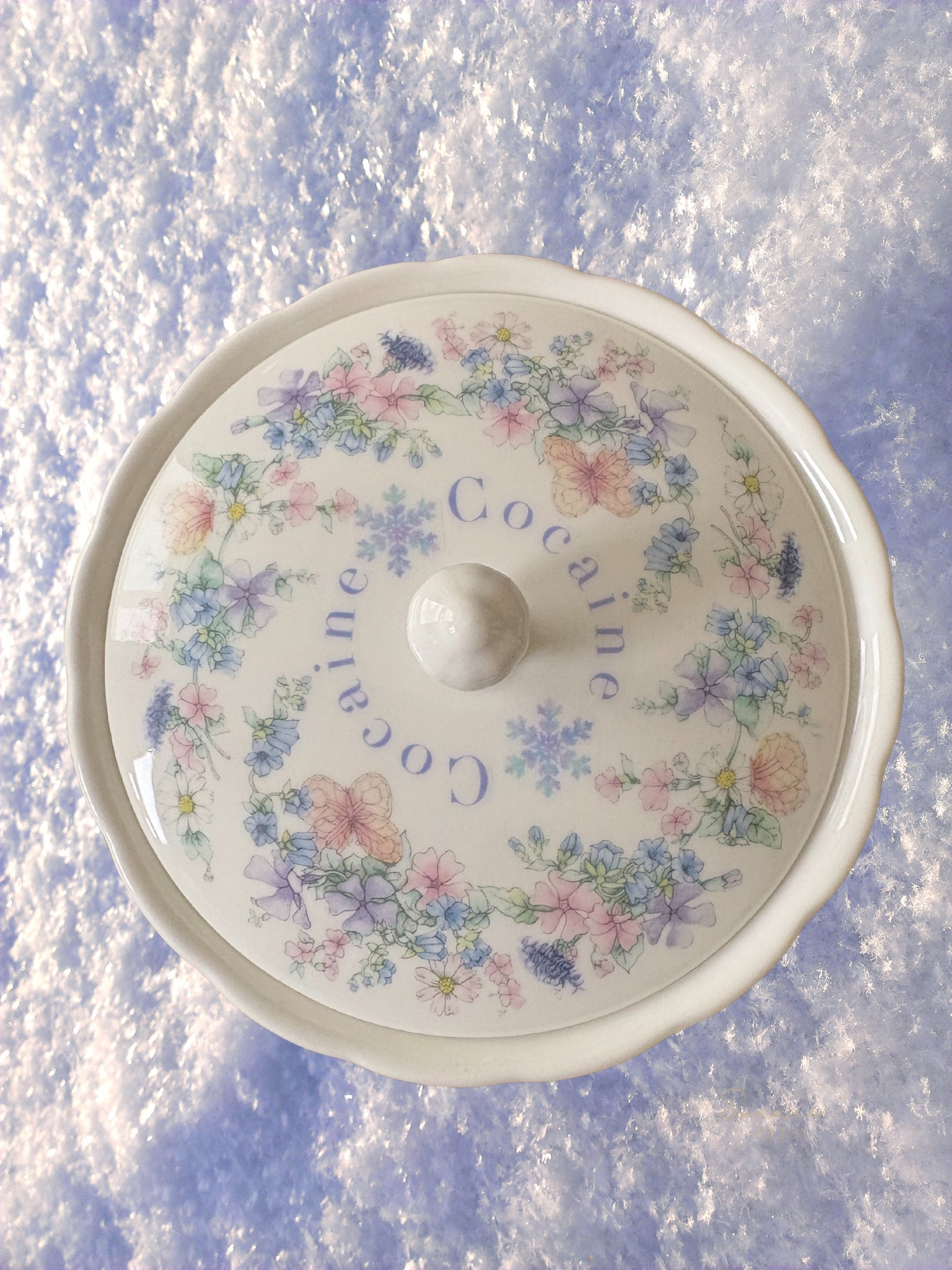 Cocaine - Vintage Trinket Pot