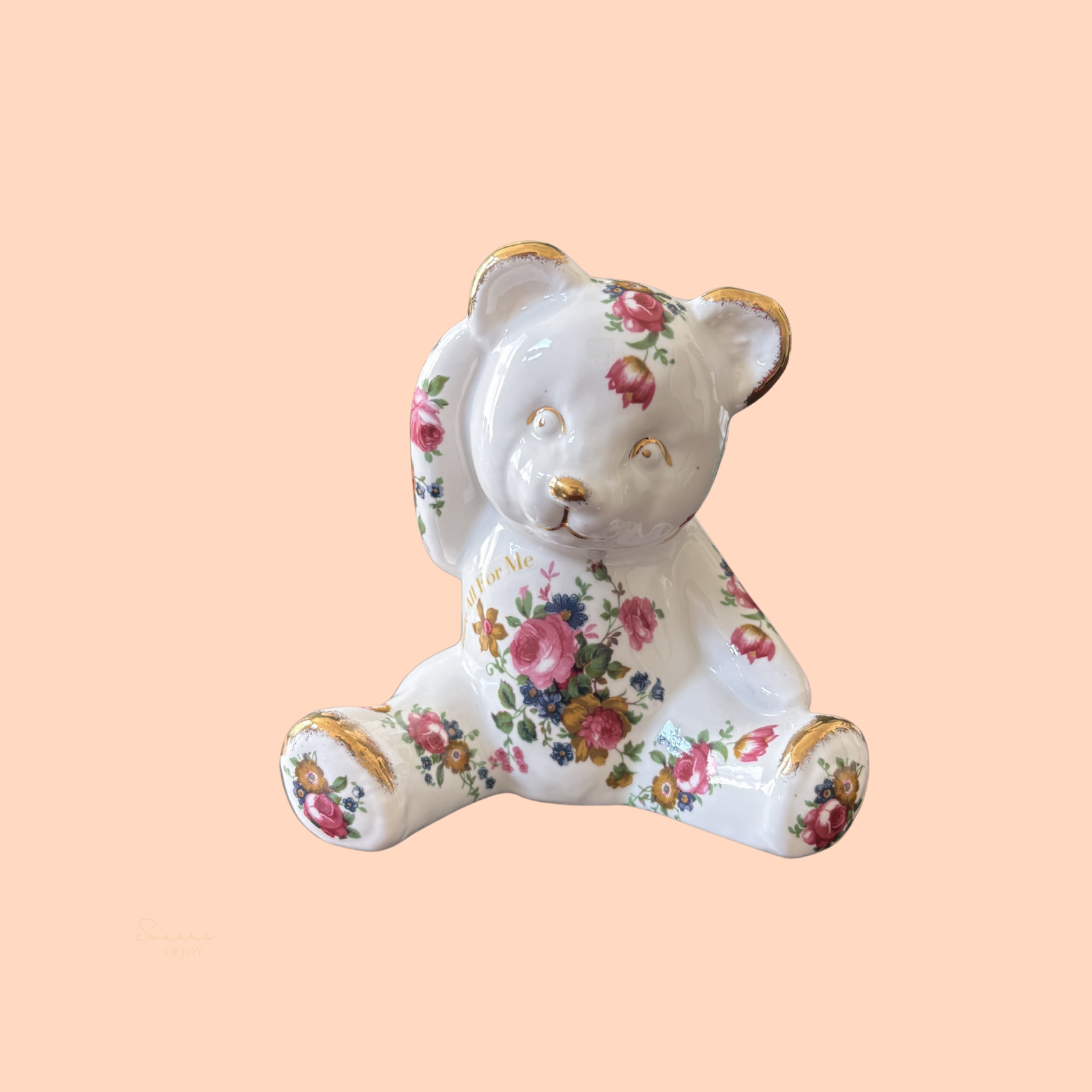 Bare All For Me - Vintage China Teddy Bear