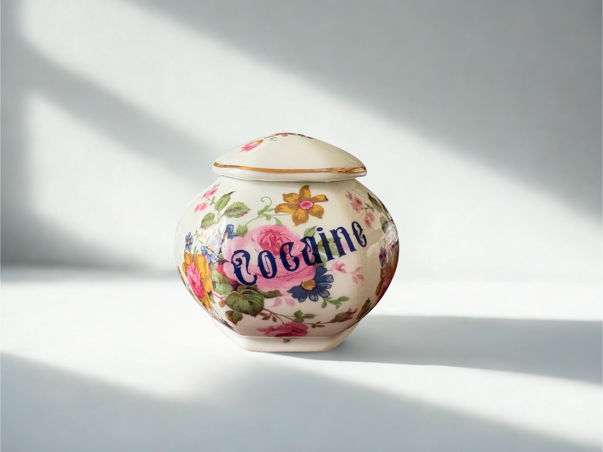 Cocaine - Vintage Trinket Pot