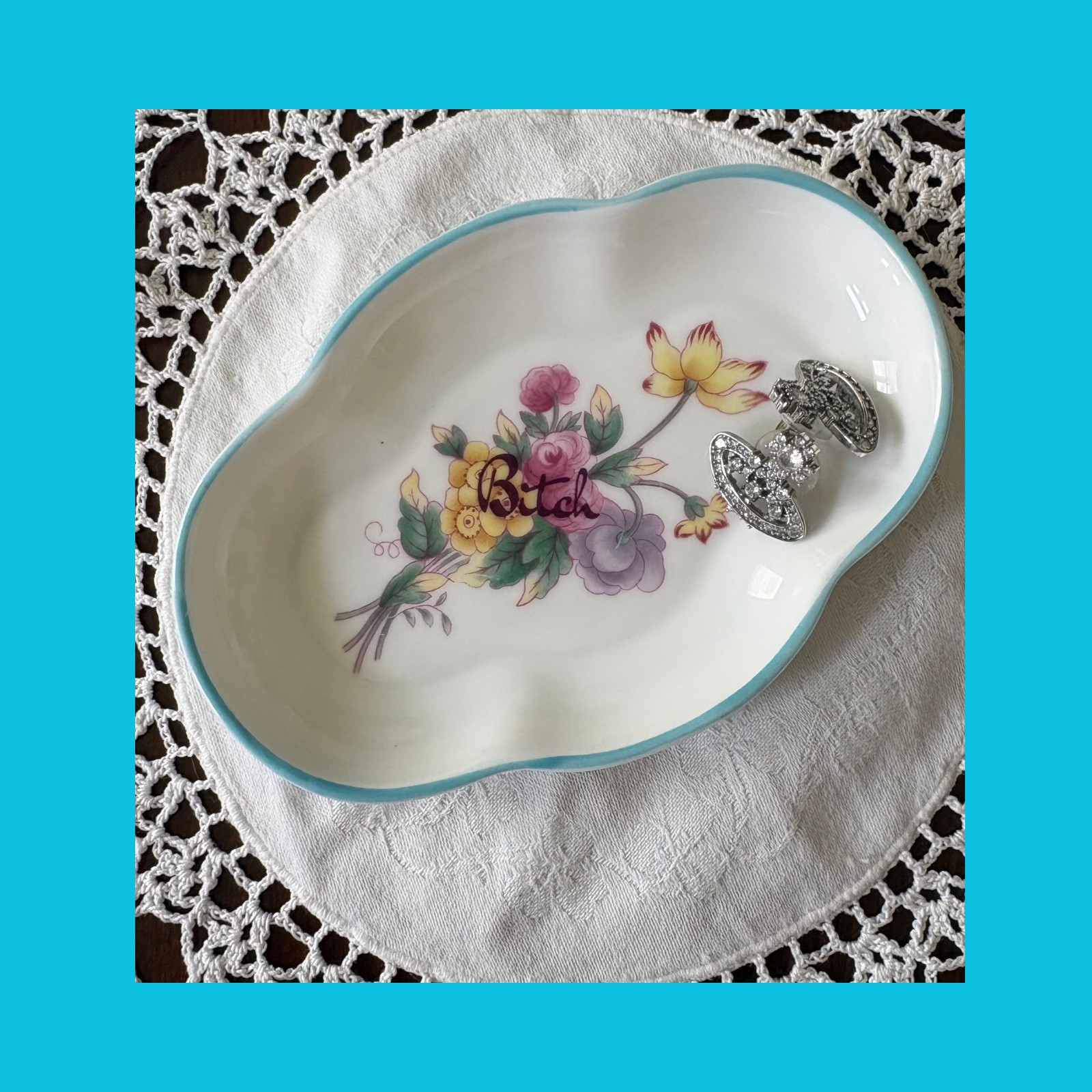 Bitch - Vintage Trinket Dish
