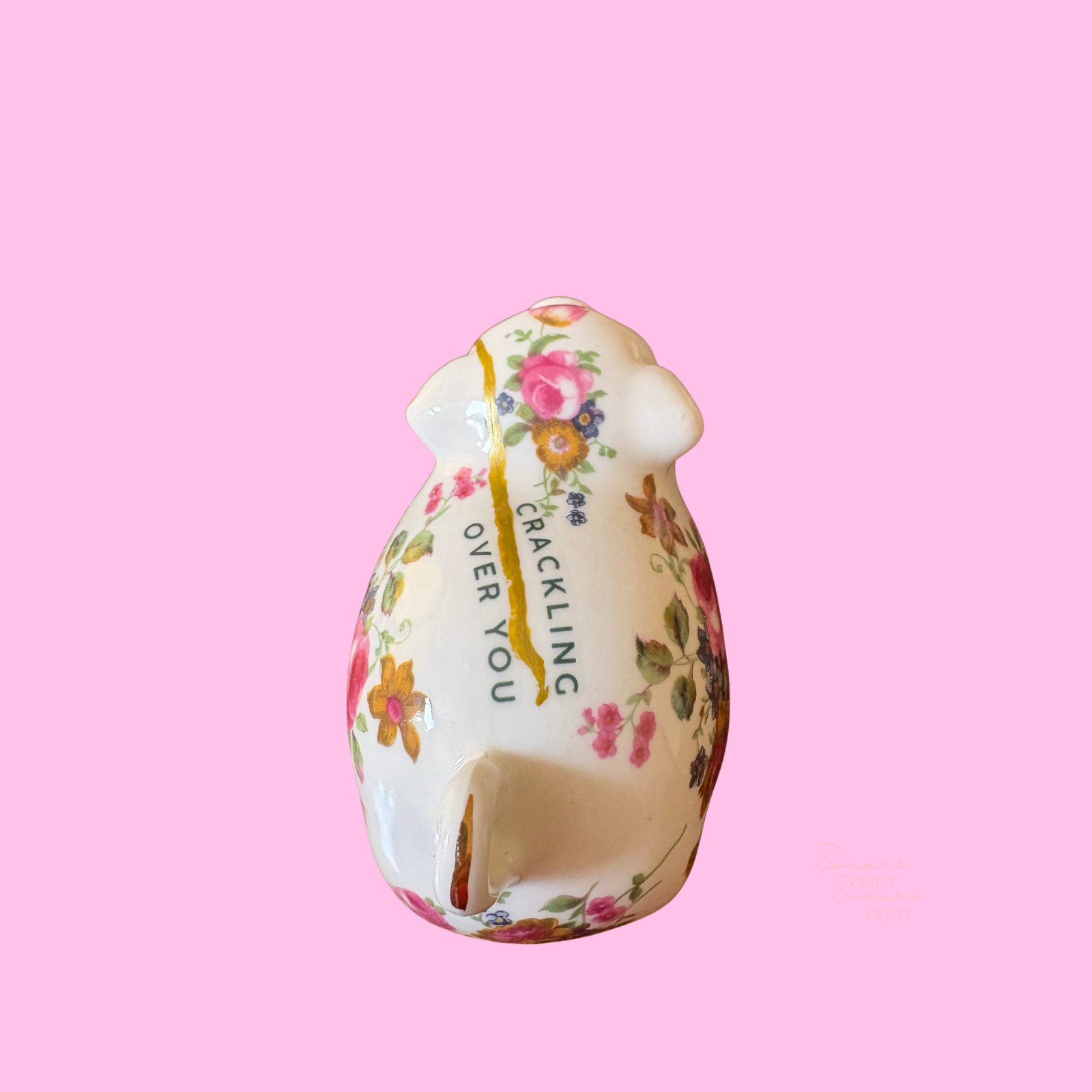 Crackling Over You – Vintage China Pig Figurine