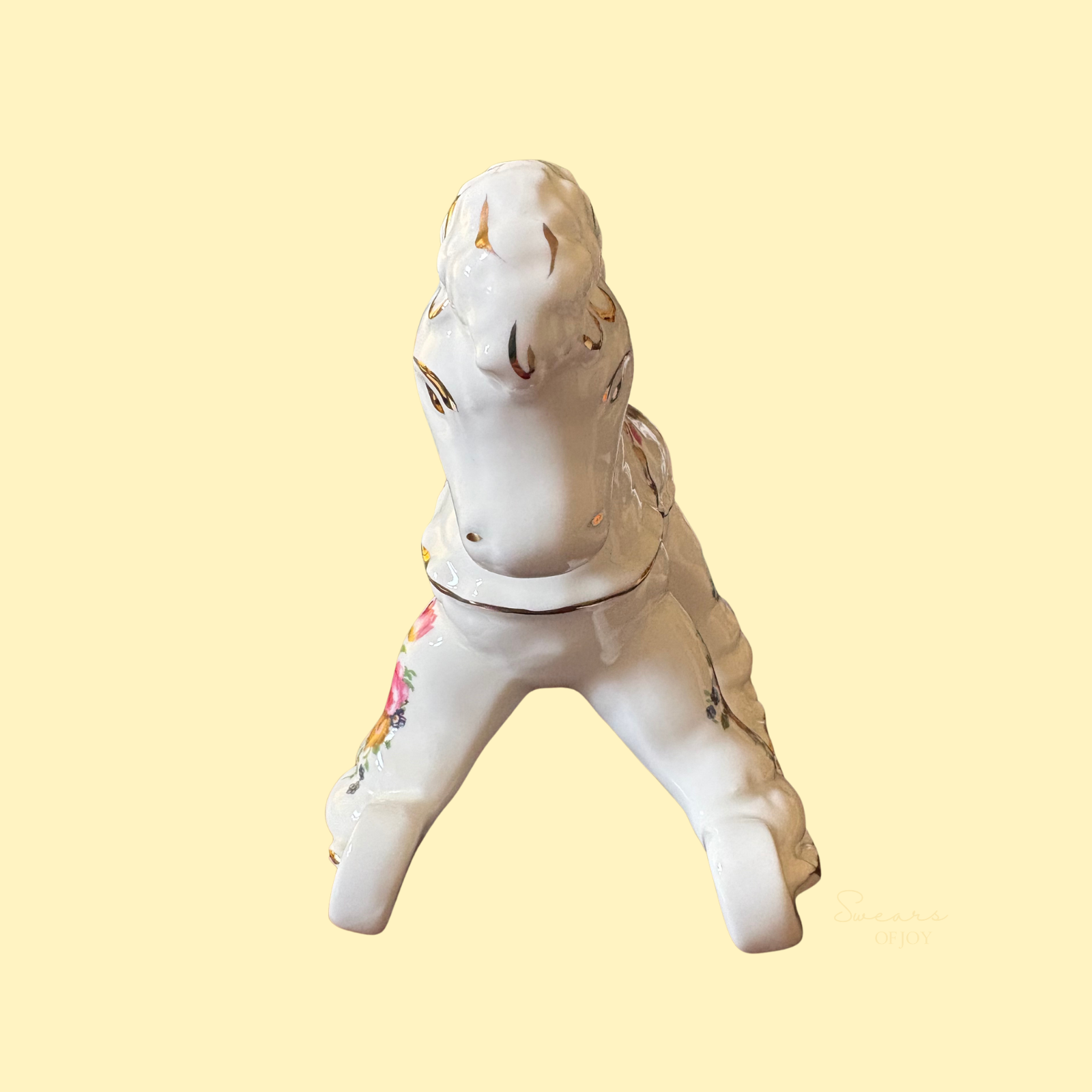 I'm Rarer Than Shit - Vintage China Rocking Horse