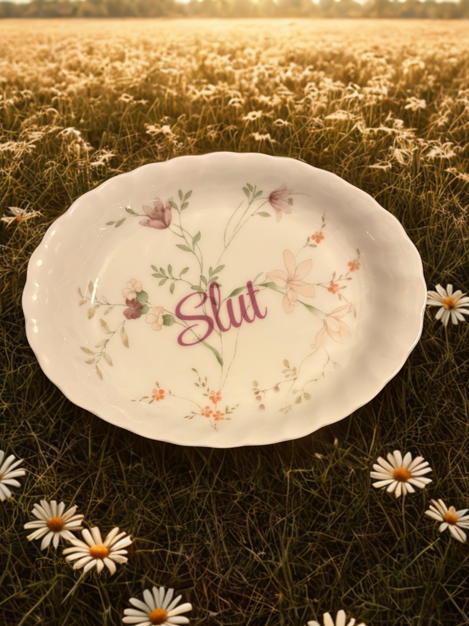 Slut - Trinket Plate