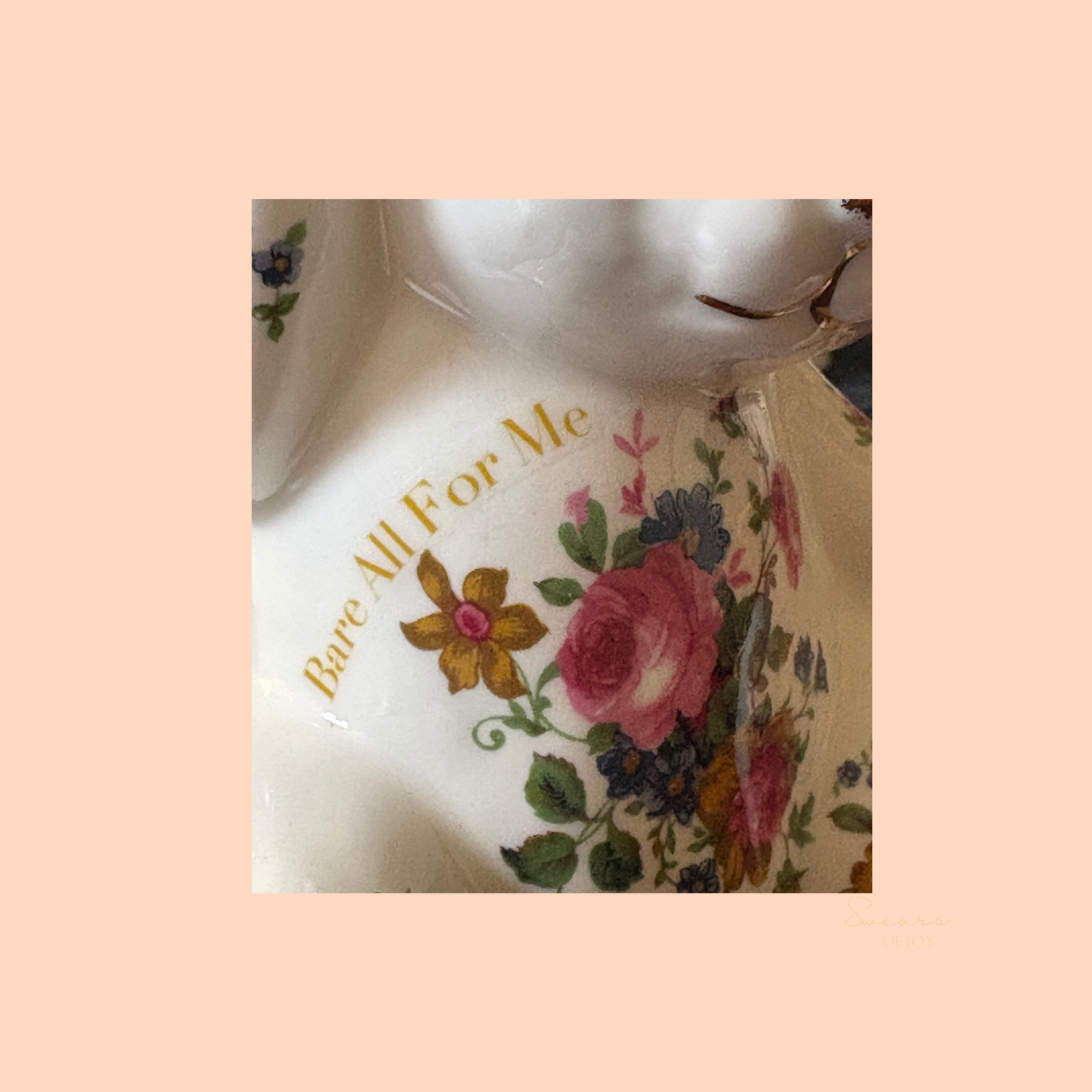 Bare All For Me - Vintage China Teddy Bear