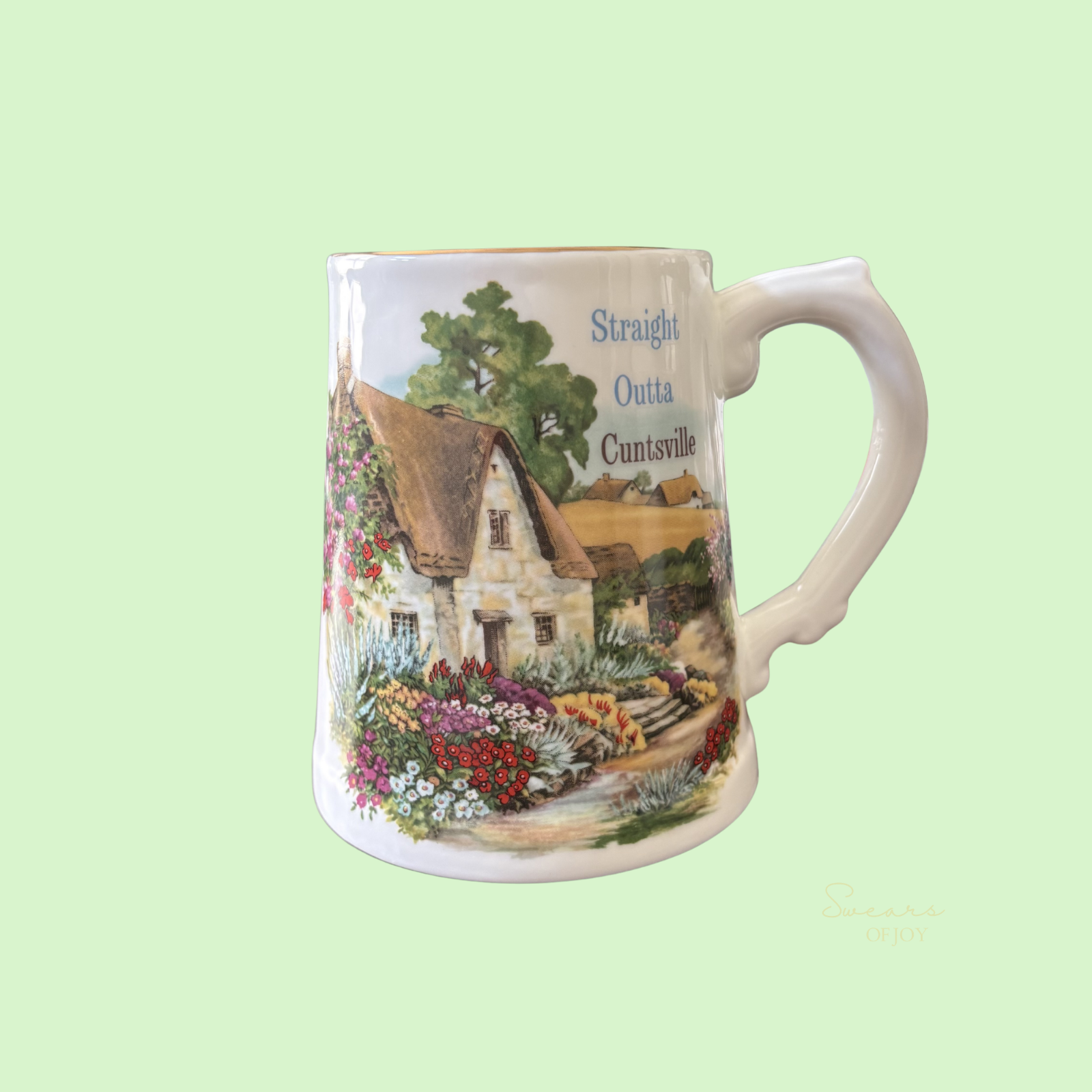 Straight Outta Cuntsville - Vintage China Tankard