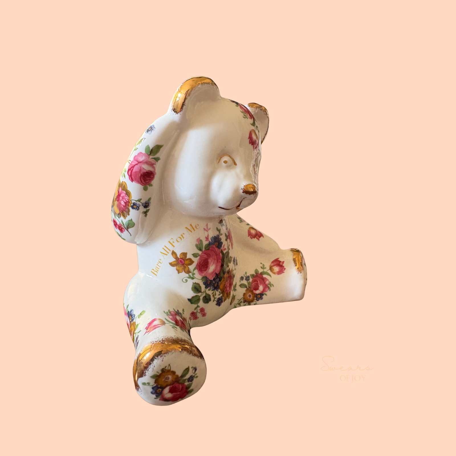 Bare All For Me - Vintage China Teddy Bear