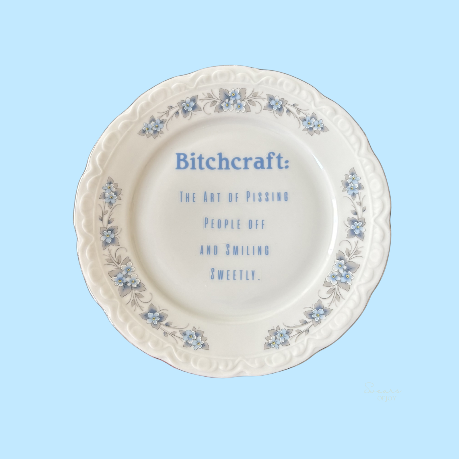 Bitchcraft – The Art of Pissing People Off Vintage Plate