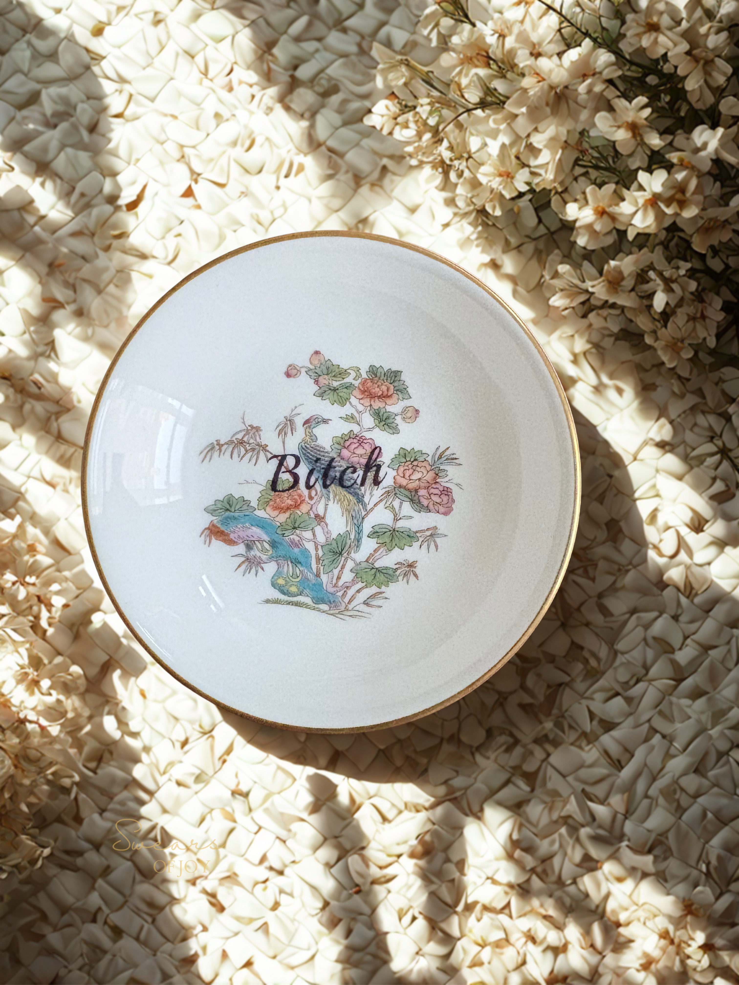 Bitch - Vintage Trinket Plate