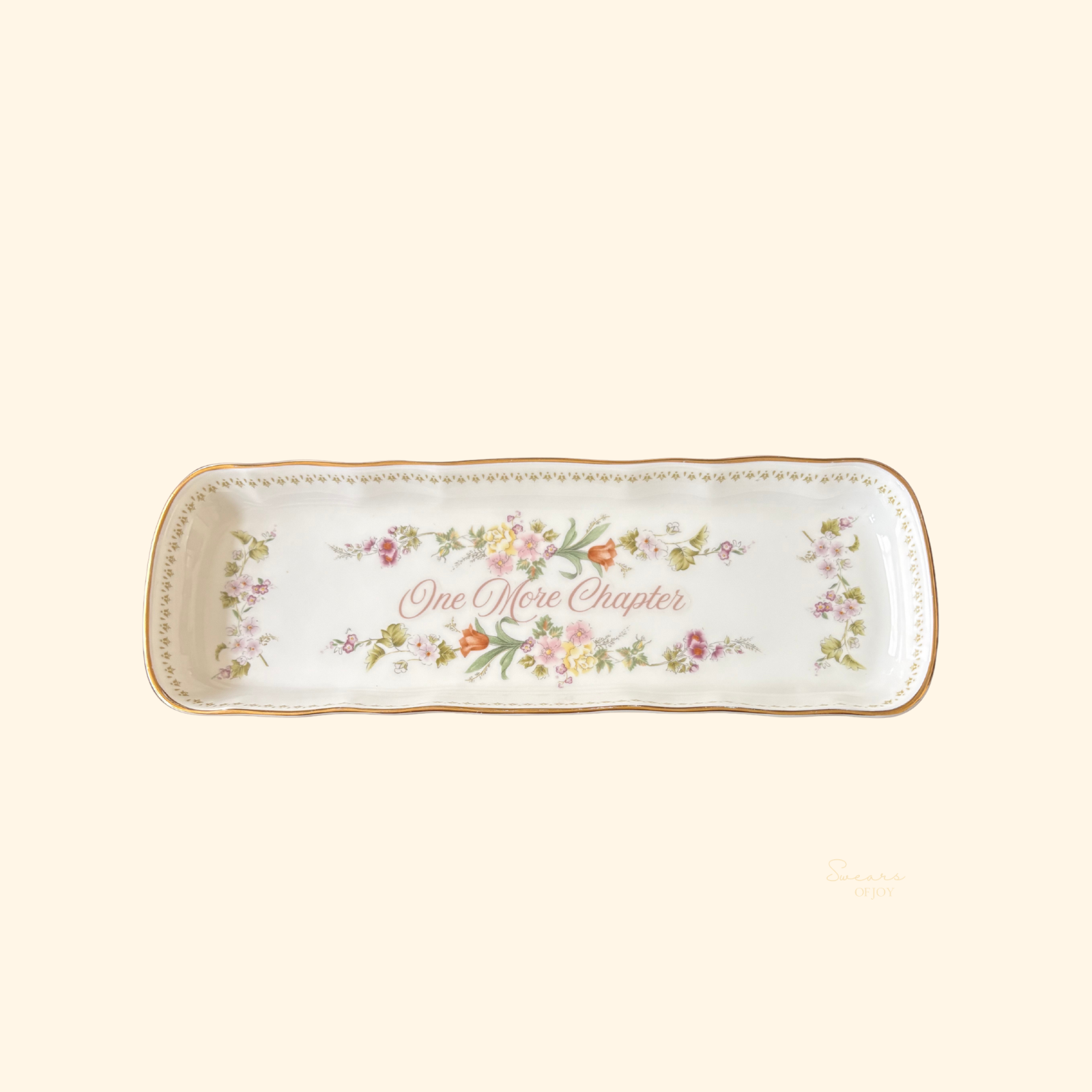 One More Chapter - Vintage Trinket Tray