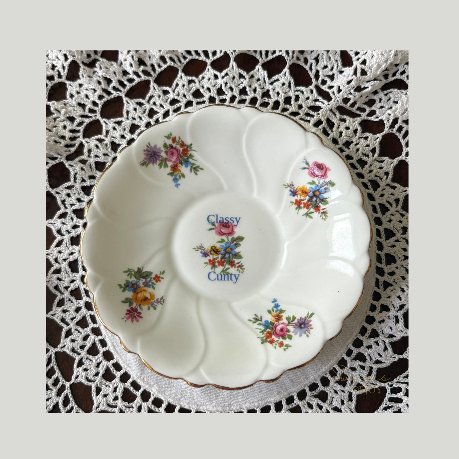 Classy & Cunty - Vintage Trinket Dish