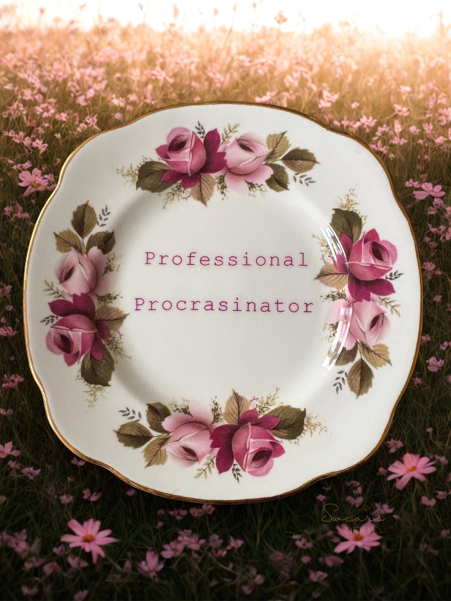 Professional - Vintage China Plate