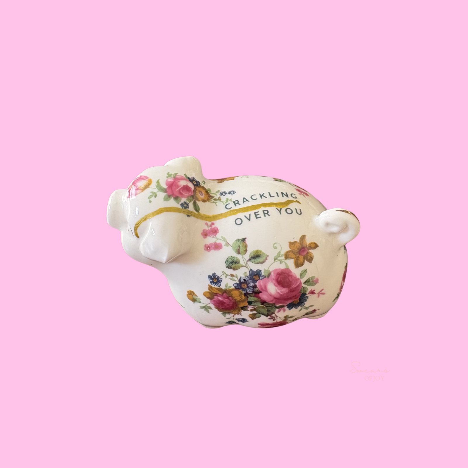 Crackling Over You – Vintage China Pig Figurine