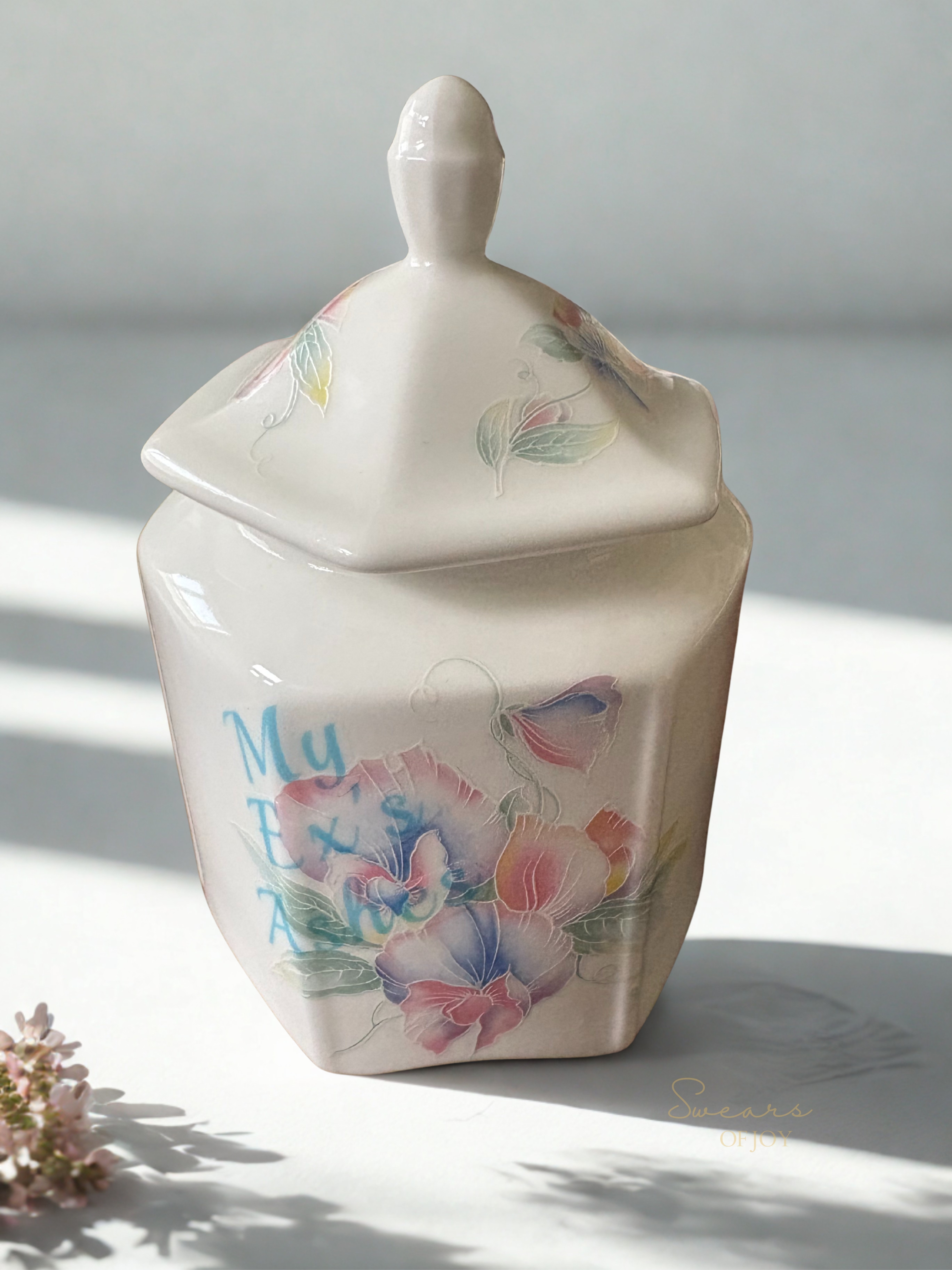 My Ex's Ashes - Vintage Trinket Jar