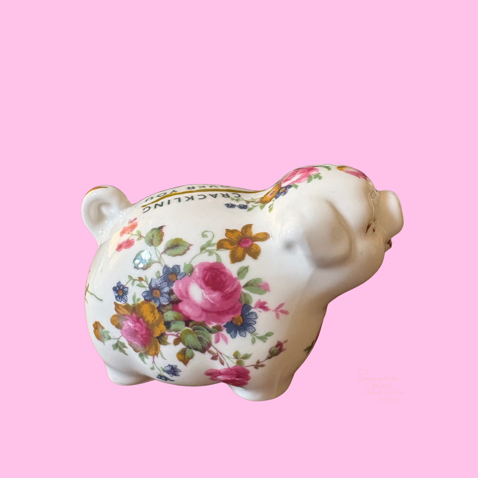 Crackling Over You – Vintage China Pig Figurine