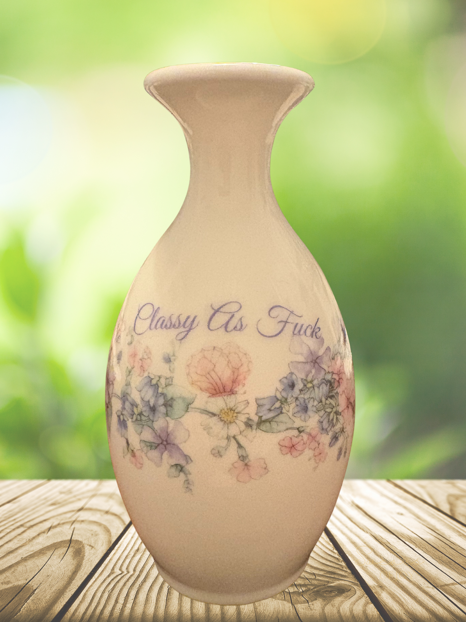 Classy As Fuck - Bud Vase
