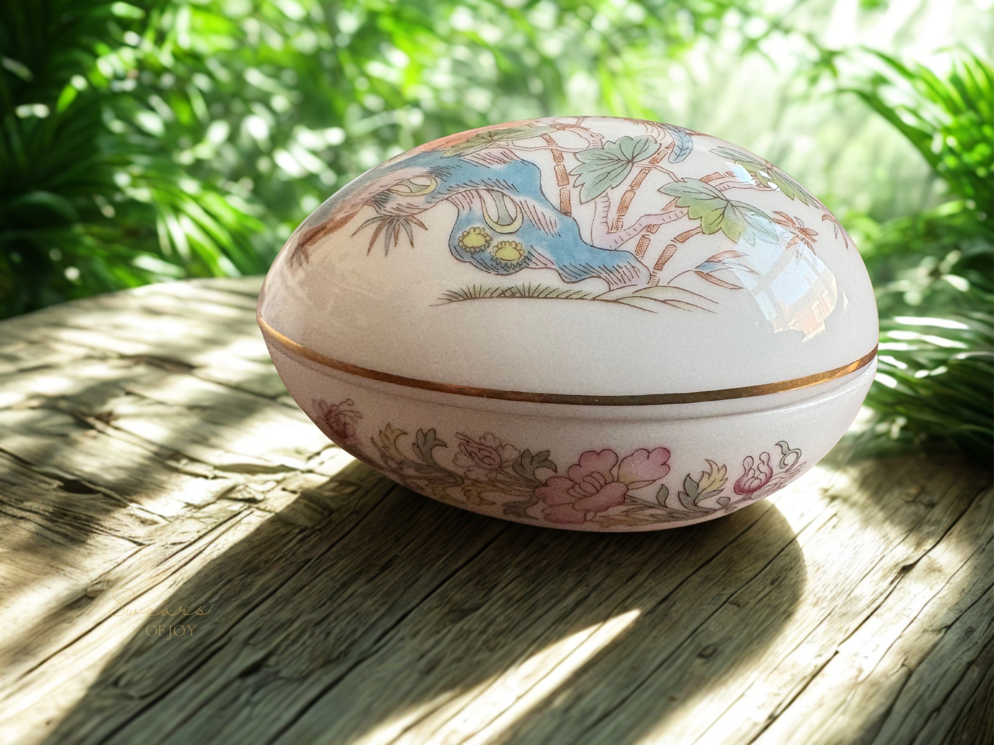 Nosey Cunt – Egg-Shaped Trinket Pot