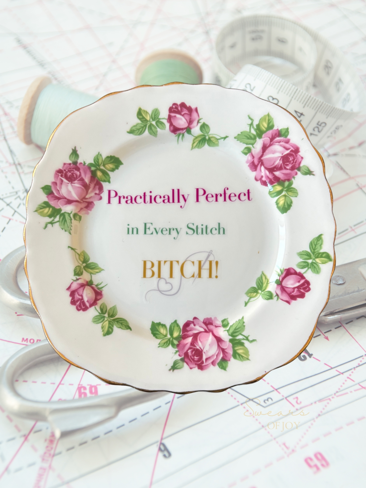 Practically Perfect - Vintage China Plate
