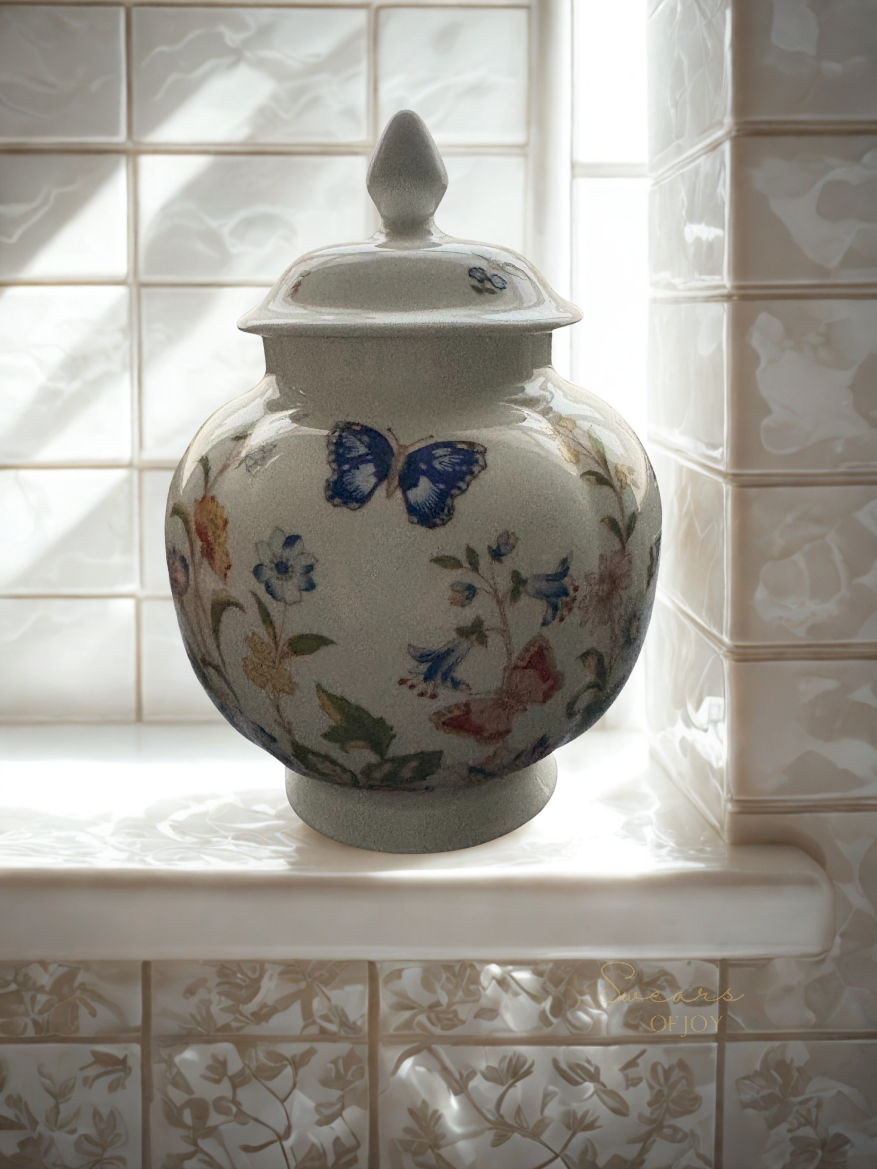 My EX's Ashes - Vintage Trinket Jar