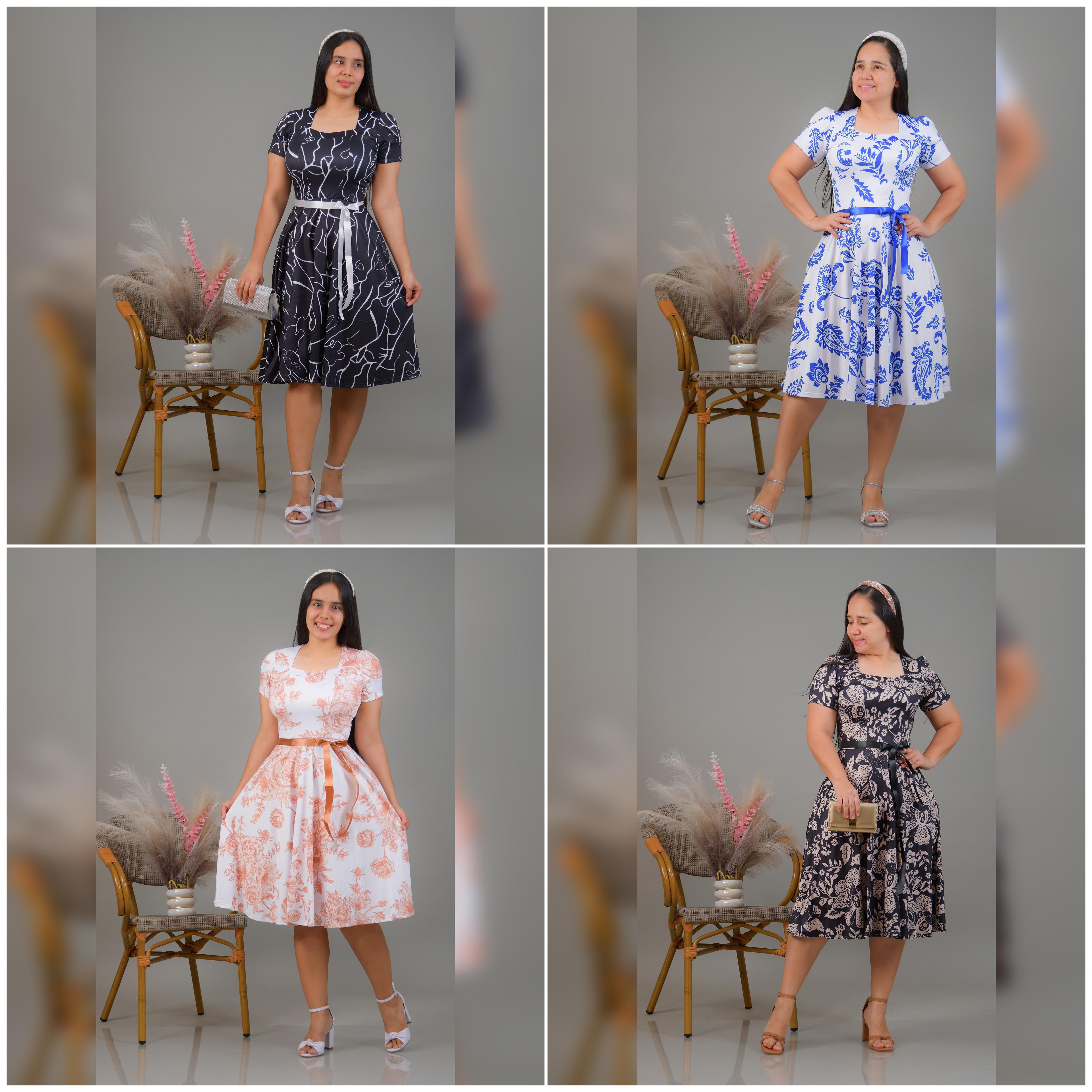 Ref 064 Vestidos de verano estampados