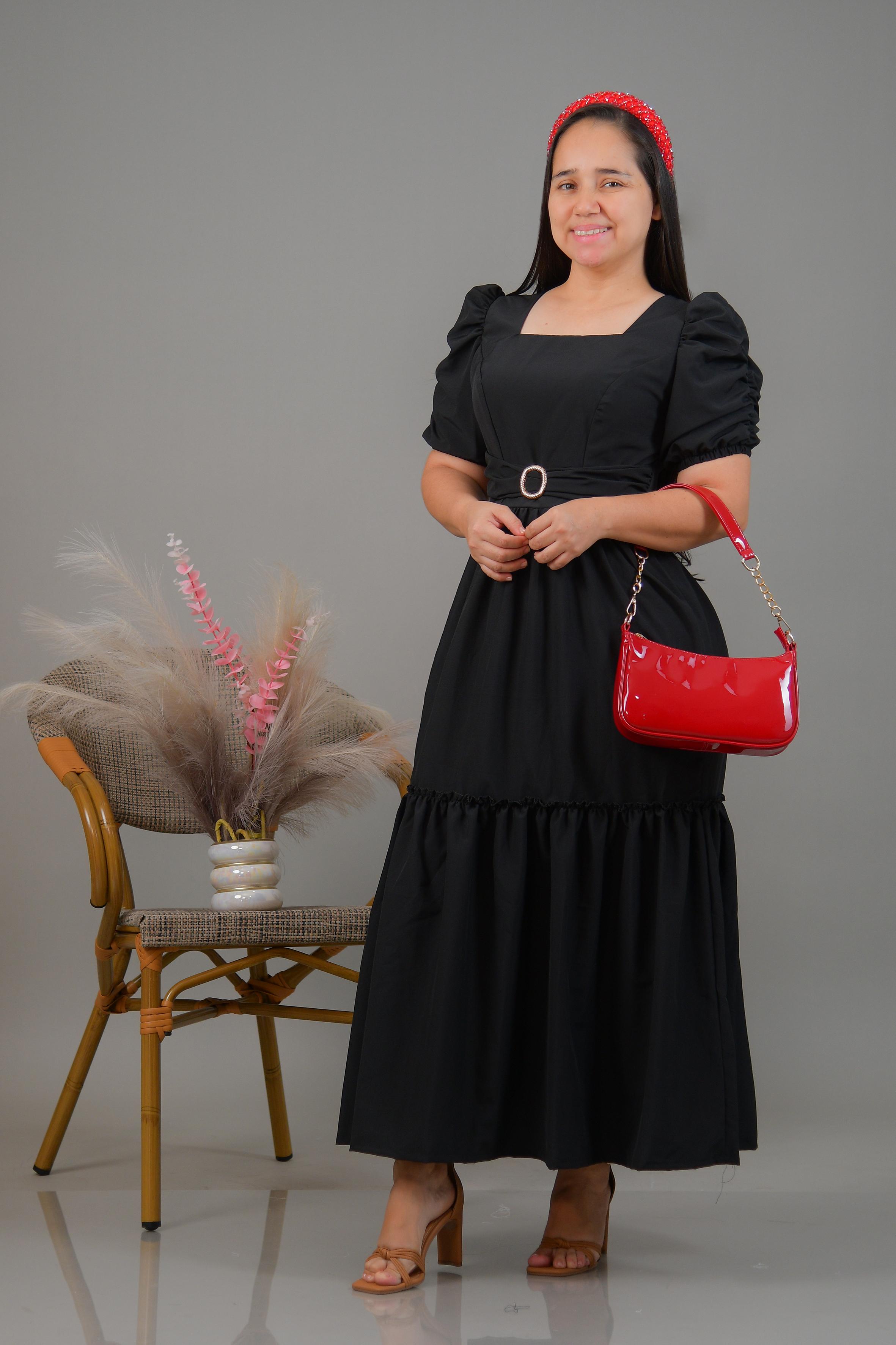 Ref044 Vestido largo Unicolor