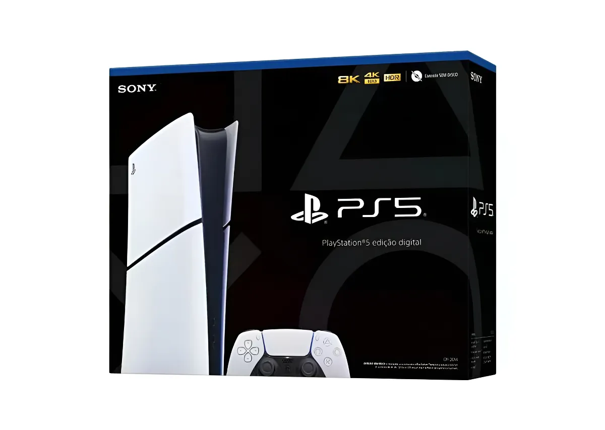 CONSOLE PLAYSTATION 5 SLIM EDIÇÃO DIGITAL 1TB