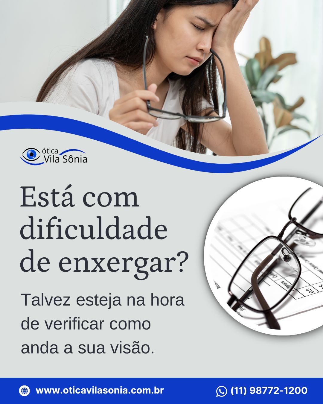 Exame de Vista Optométrico