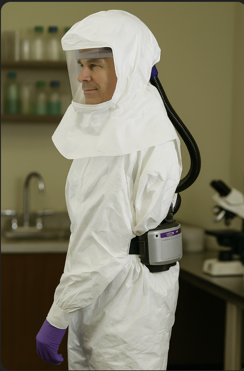 Level-C PPE Push Pack - Soft Hood PAPR -  Particle-rated HEPA Filter Cartridge