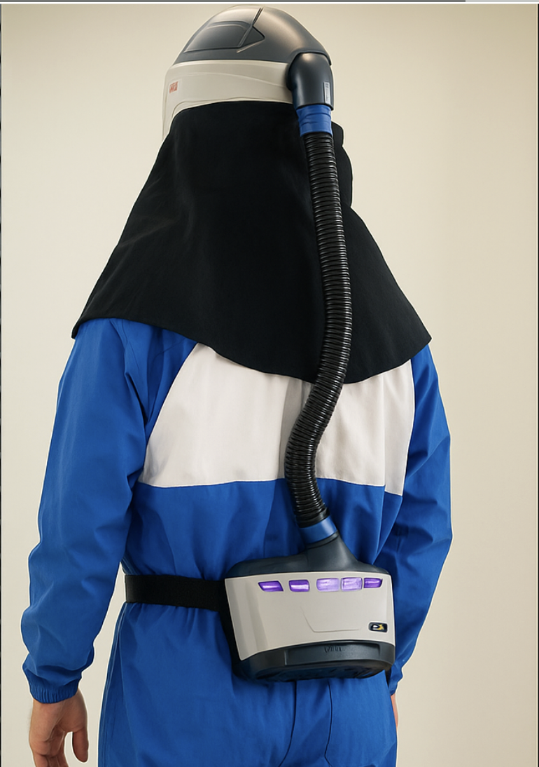 Highest Rated - Fallout Helmet PAPR Headgear with Flame Resistant Shroud