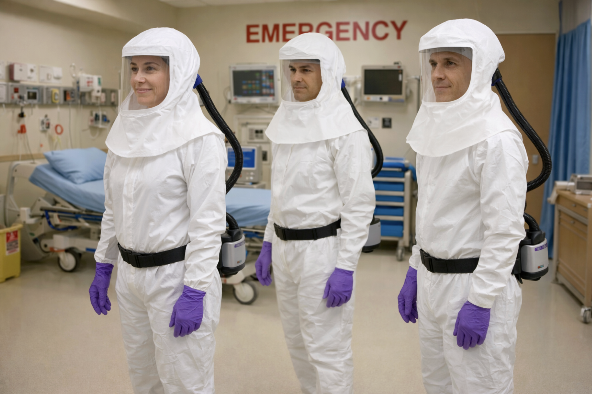 Level-C PPE Push Pack - Soft Hood PAPR - Particle-rated HEPA Filter Cartridge