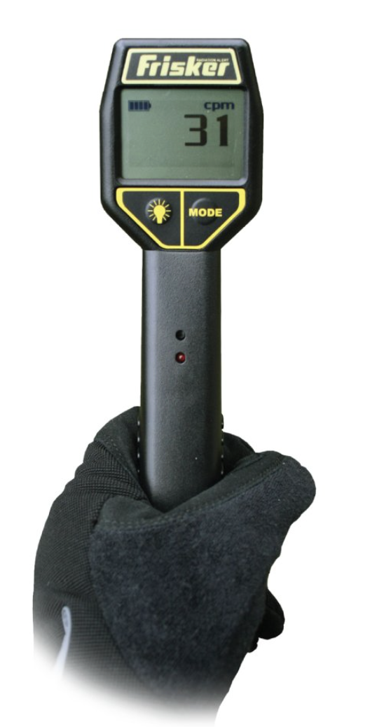 Radiation Alert  - Frisker to 50 mREM/hr. Alpha, Beta, Gamma