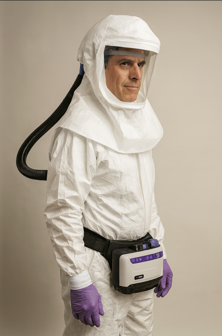 Level-C PPE Push Pack - Soft Hood PAPR -  Particle-rated HEPA Filter Cartridge