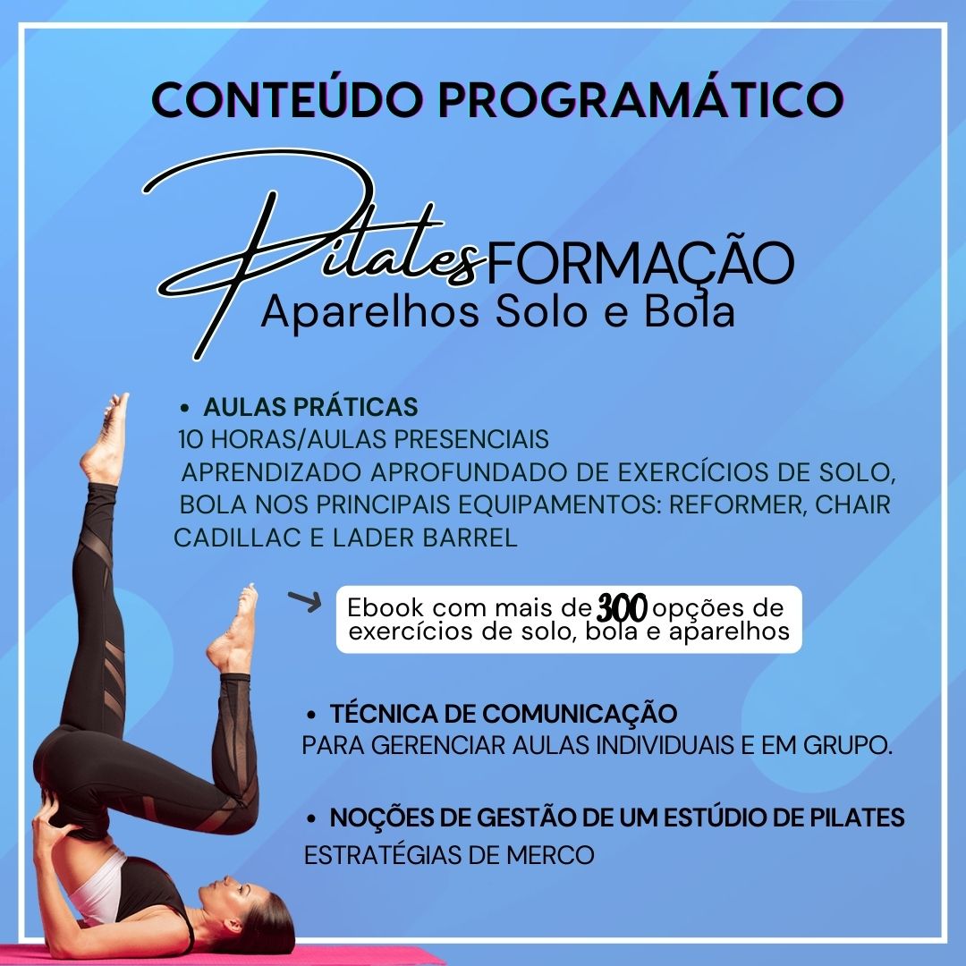 FORMAÇÃO PILATES COMPLETO