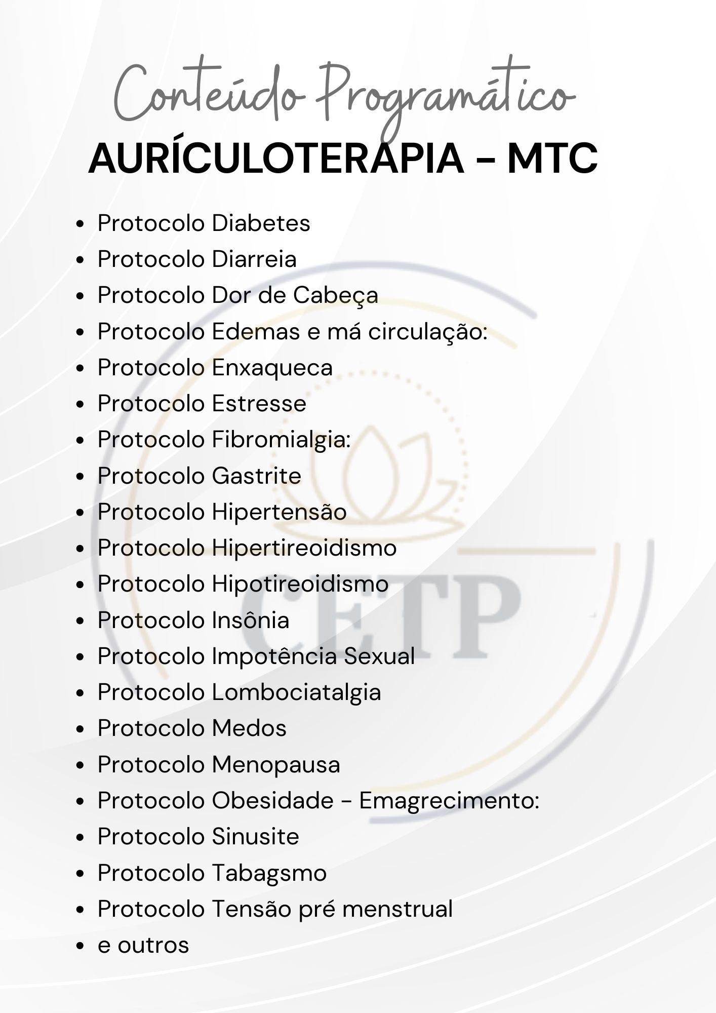 Auriculoterapia MTC