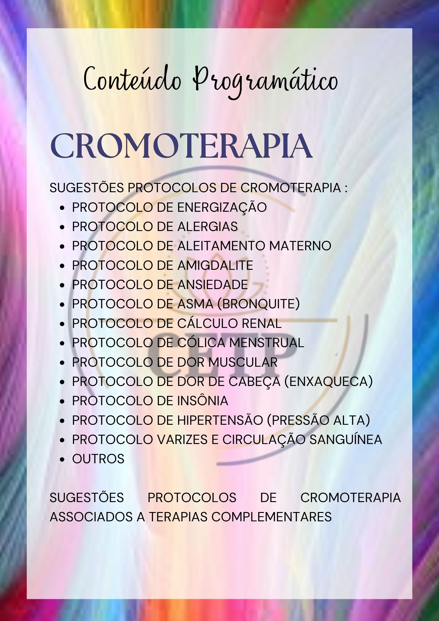 Cromoterapia - Medicina Complementar Ebook