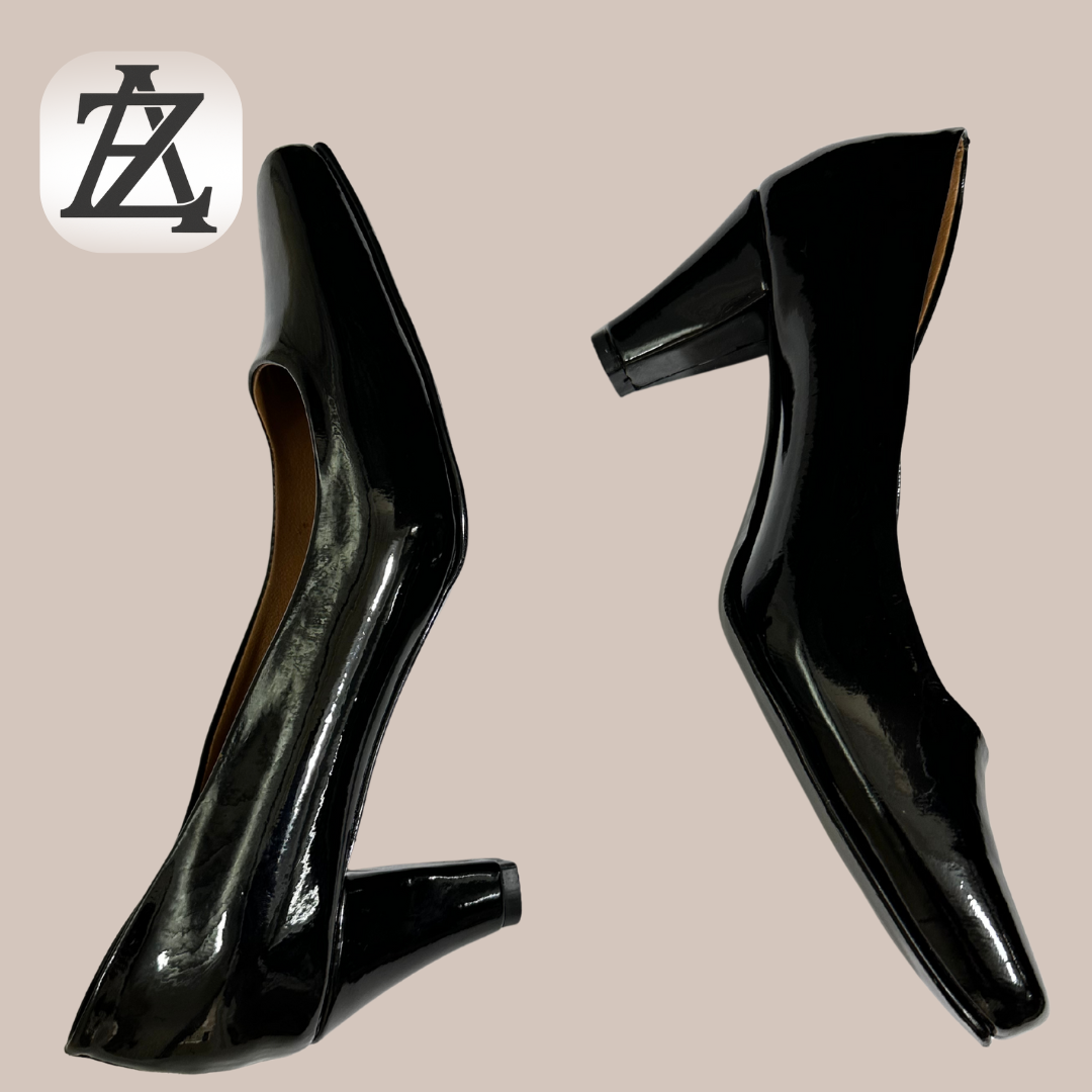 Charol de tacón negros de Dama 