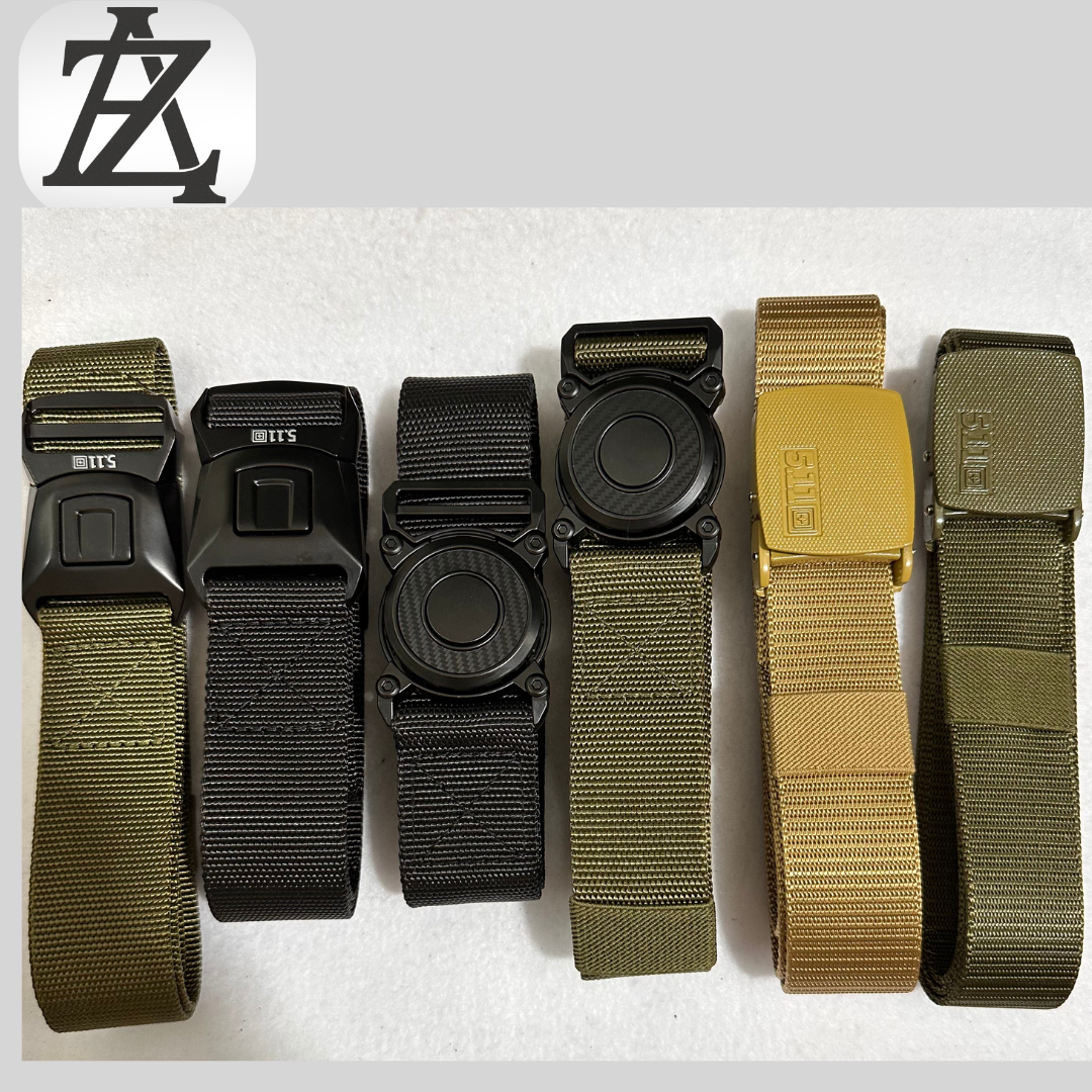 Cinturones tácticos de alta resistencia en varias referencias.