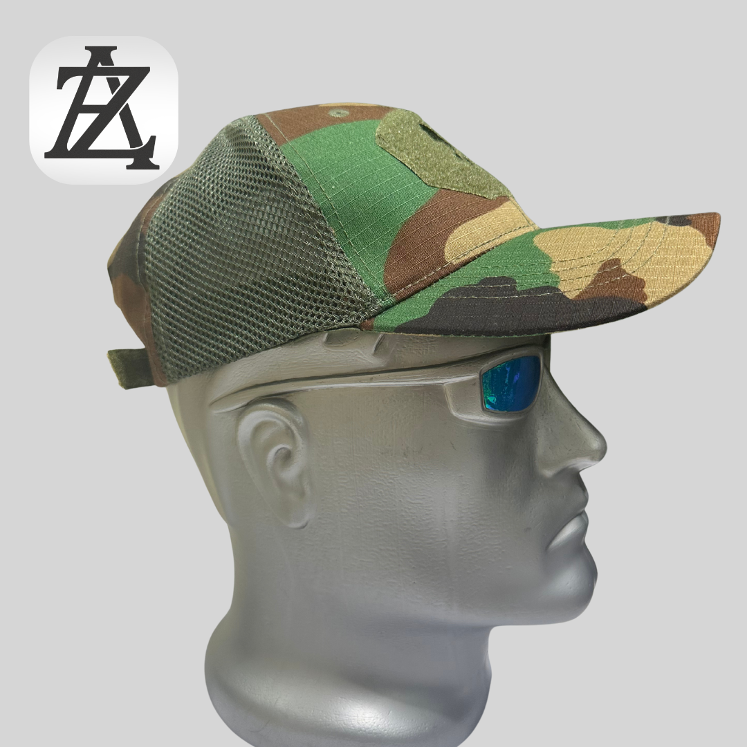 Gorra camuflada militar