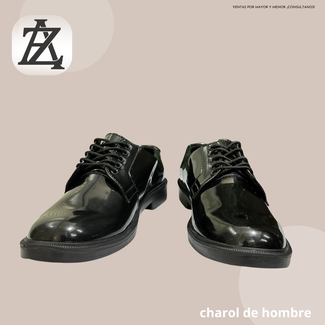 Zapato charol de hombre