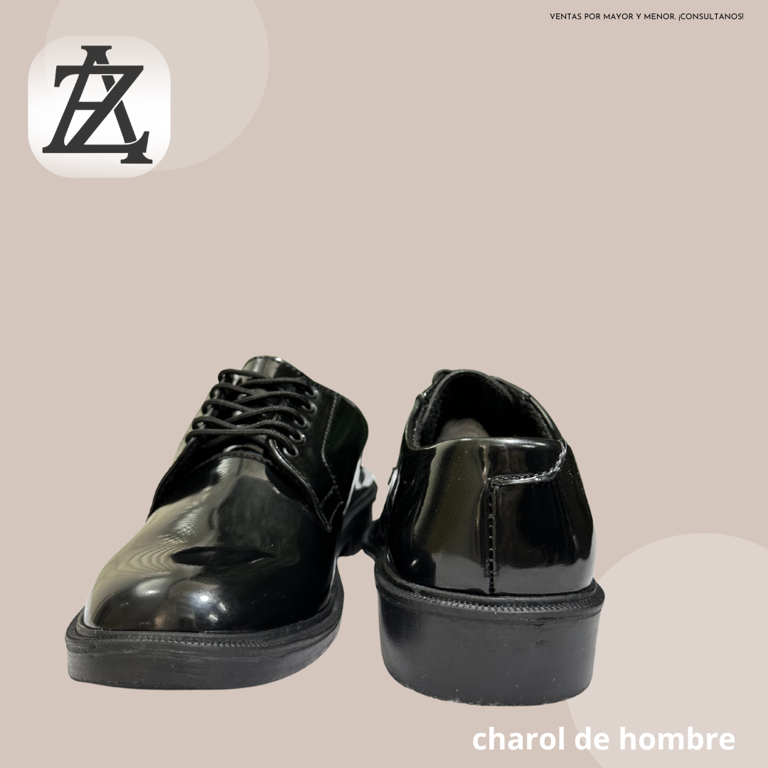 Zapato charol de hombre